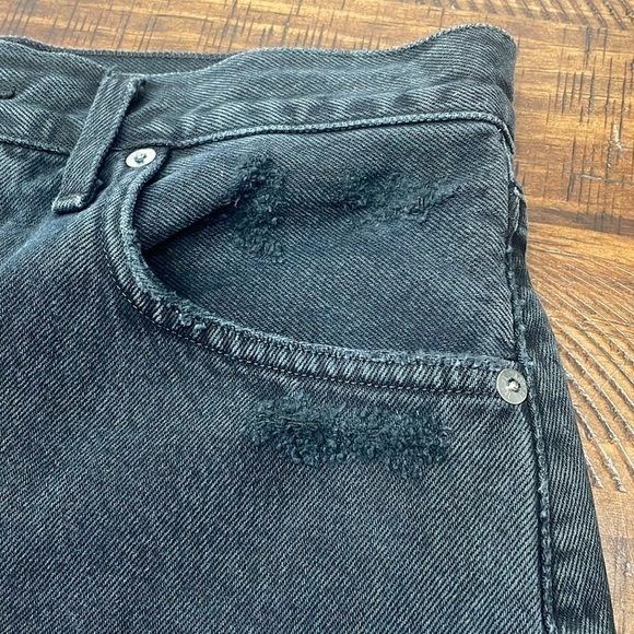 AGOLDE Quinn Distressed Denim Mini Skirt - Picture 8 of 16